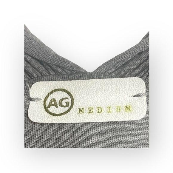 new AG Jeans Adriano Goldschmied 𖦹 Twisted Strap Trapeze Tank 𖦹 Gunmetal 𖦹 M - Picture 9 of 16